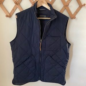 J. Crew Mens Black Vest
